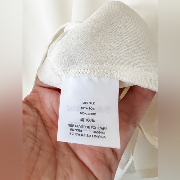 Jcrew silk bell sleeve blouse, size 14 - Picture 5 of 6